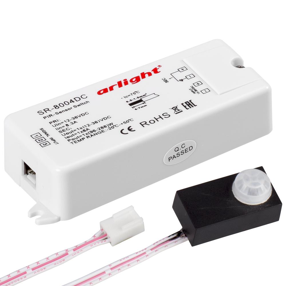 Arlight 020866 Датчик SR-8004-DC black (12-36V, 96-288W, PIR-Sensor) Arlight 020866 Датчик SR-8004-DC black (12-36V, 96-288W, PIR-Sensor)