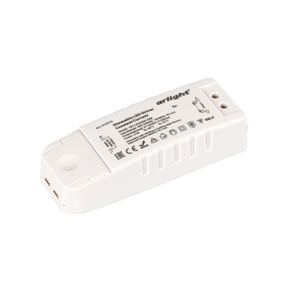 Arlight 019774 Блок питания ARJ-LK42500-DIM (21W, 500mA, PFC, Triac)