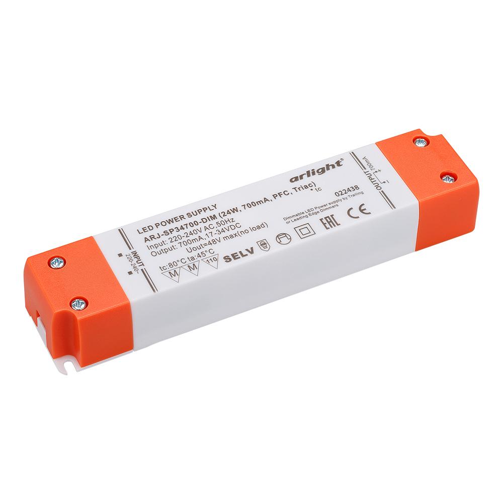Arlight 022438 Блок питания ARJ-SP34700-DIM (24W, 700mA, PFC, Triac) Arlight 022438 Блок питания ARJ-SP34700-DIM (24W, 700mA, PFC, Triac)