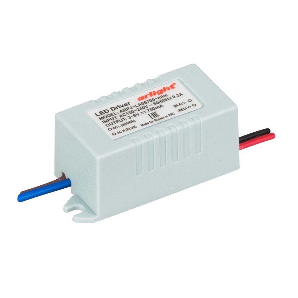 Arlight 018274 Блок питания ARPJ-LA06700-mini (4W, 700mA) Arlight 018274 Блок питания ARPJ-LA06700-mini (4W, 700mA)