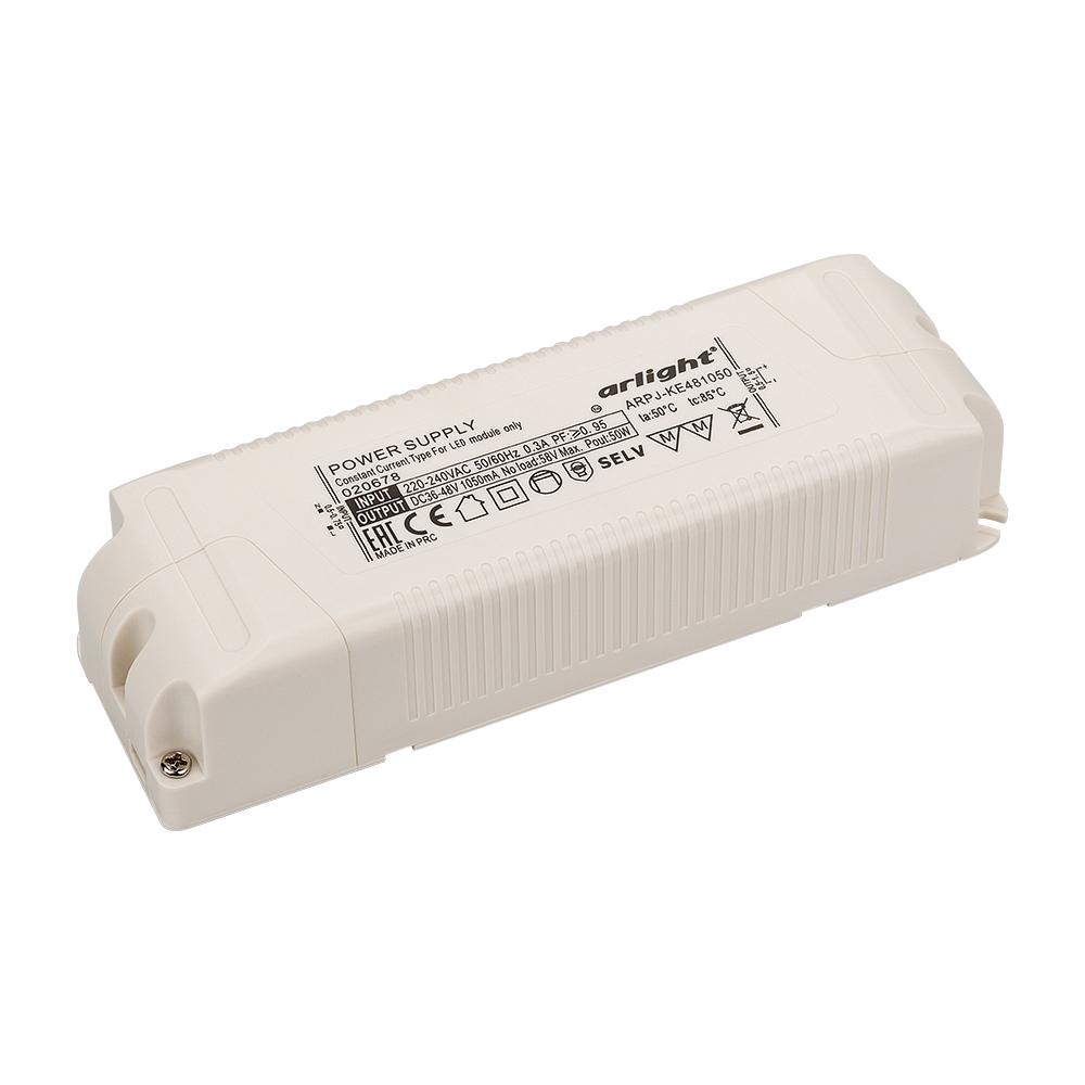 Arlight 020678 Блок питания ARJ-KE481050 (50W, 1050mA, PFC) Arlight 020678 Блок питания ARJ-KE481050 (50W, 1050mA, PFC)