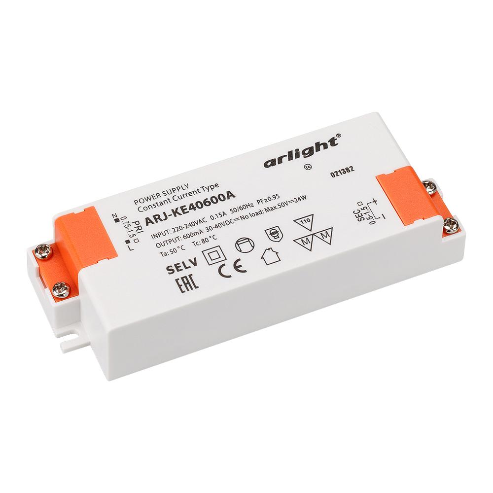 Arlight 021382 Блок питания ARJ-KE40600A (24W, 600mA, PFC) Arlight 021382 Блок питания ARJ-KE40600A (24W, 600mA, PFC)