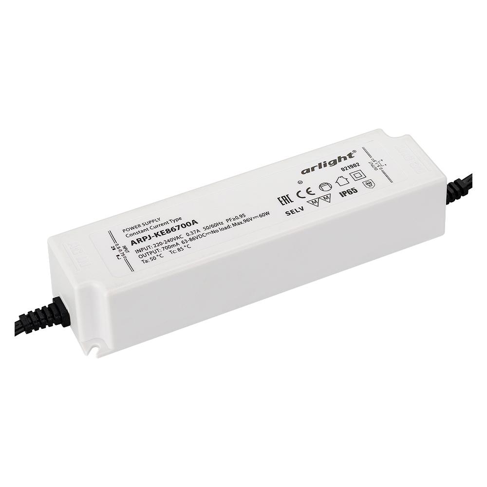 Arlight 021902 Блок питания ARPJ-KE86700A (60W, 700mA, PFC) Arlight 021902 Блок питания ARPJ-KE86700A (60W, 700mA, PFC)