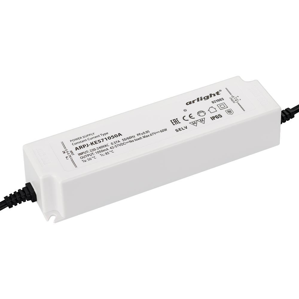Arlight 021903 Блок питания ARPJ-KE571050A (60W, 1050mA, PFC) Arlight 021903 Блок питания ARPJ-KE571050A (60W, 1050mA, PFC)