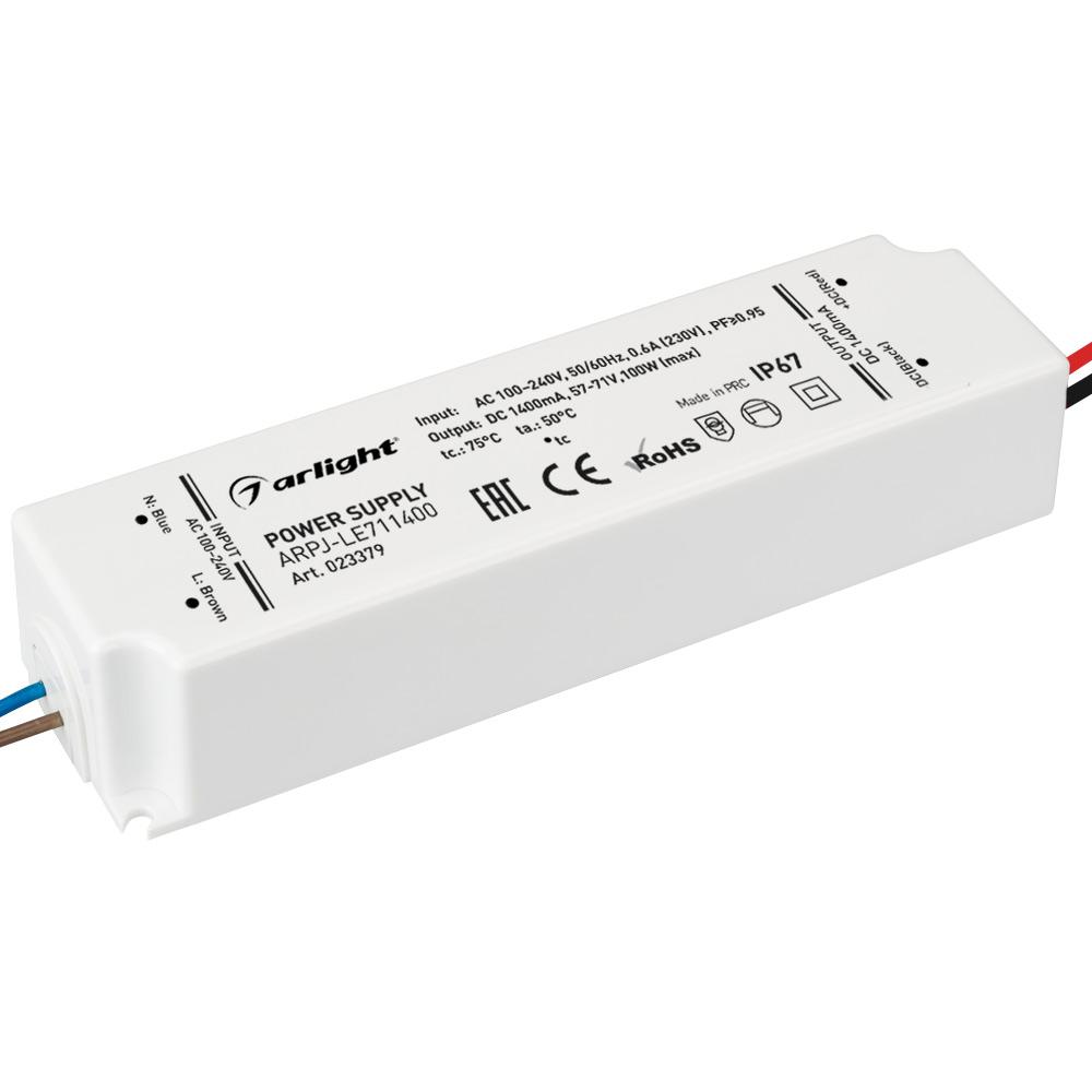 Arlight 023379 Блок питания ARPJ-LE711400 (100W, 1400mA, PFC) Arlight 023379 Блок питания ARPJ-LE711400 (100W, 1400mA, PFC)