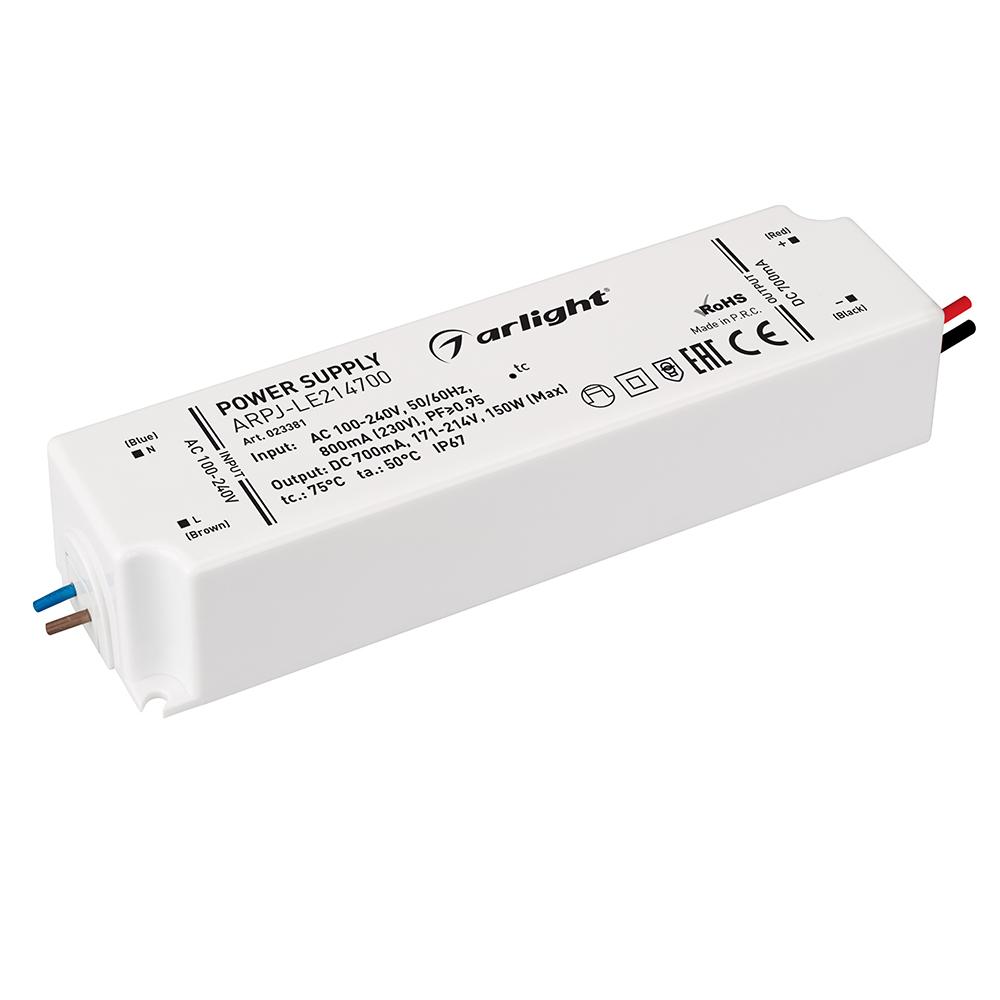Arlight 023381 Блок питания ARPJ-LE214700 (150W, 700mA, PFC) Arlight 023381 Блок питания ARPJ-LE214700 (150W, 700mA, PFC)