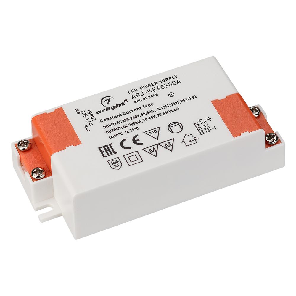 Arlight 023448 Блок питания ARJ-KE68300A (20W, 300mA, PFC) Arlight 023448 Блок питания ARJ-KE68300A (20W, 300mA, PFC)