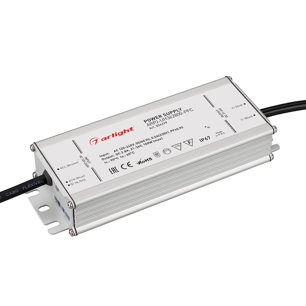 Arlight 024279 Блок питания ARPJ-UH362800-PFC (100W, 2.8A) Arlight 024279 Блок питания ARPJ-UH362800-PFC (100W, 2.8A)