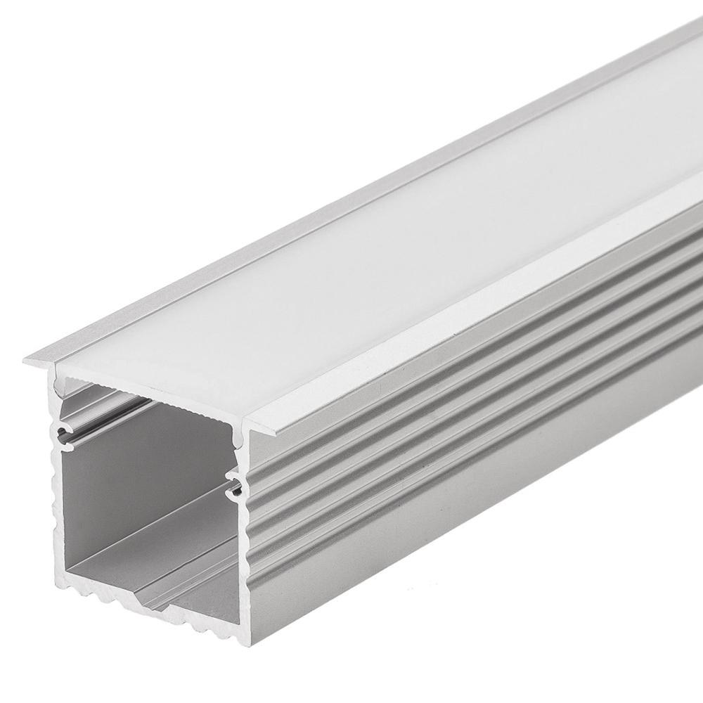 Arlight 015538 Профиль с экраном ALU-POWER-W35-2000-F ANOD+FROST Arlight 015538 Профиль с экраном ALU-POWER-W35-2000-F ANOD+FROST