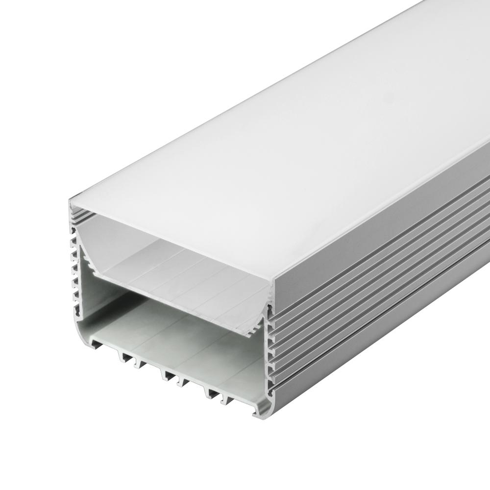 Arlight 018952 Профиль с экраном ALU-POWER-W8070-2000 ANOD+FROST Arlight 018952 Профиль с экраном ALU-POWER-W8070-2000 ANOD+FROST