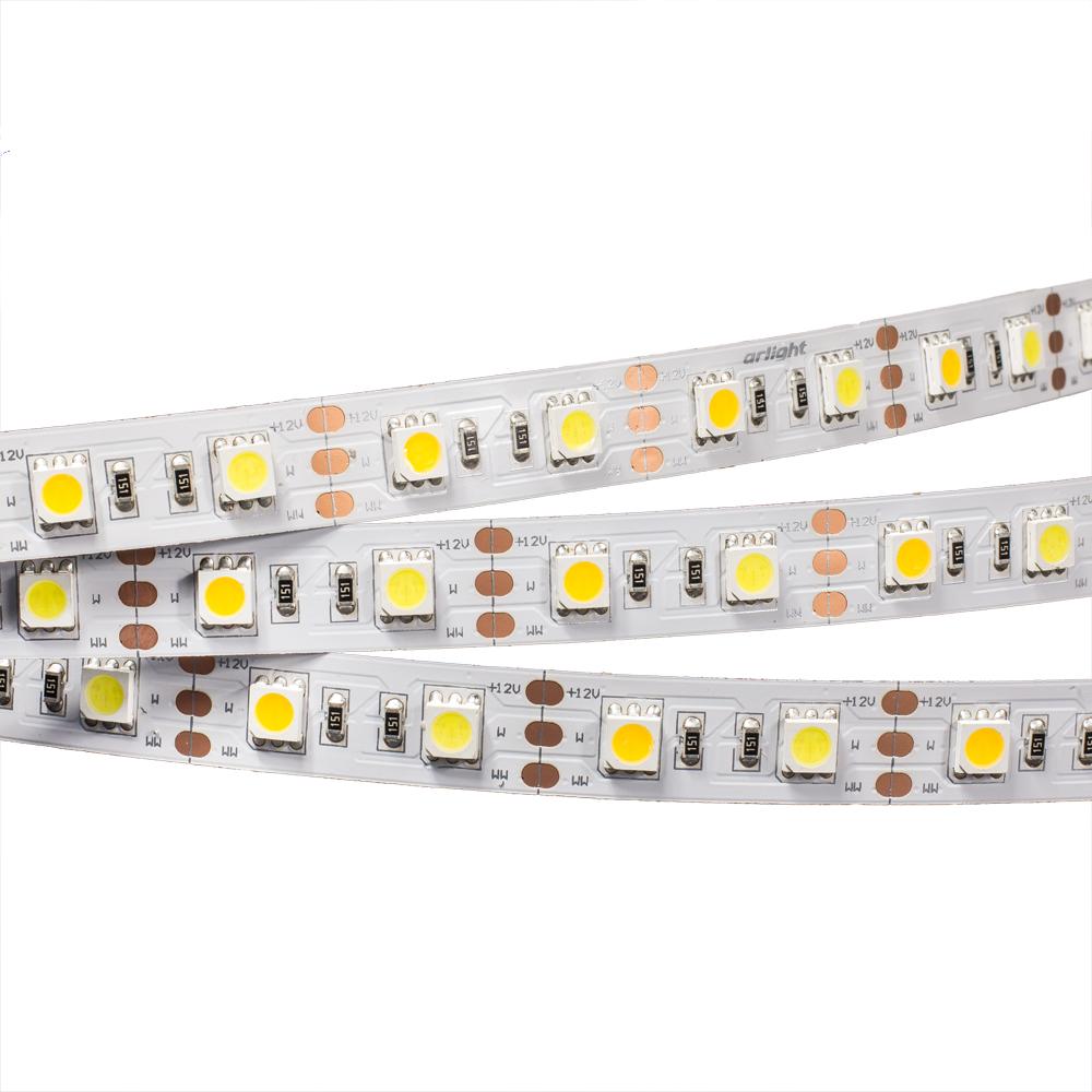 Arlight 011093 Лента RT 2-5000 12V White-MIX 2x (5060, 300 LED, LUX)