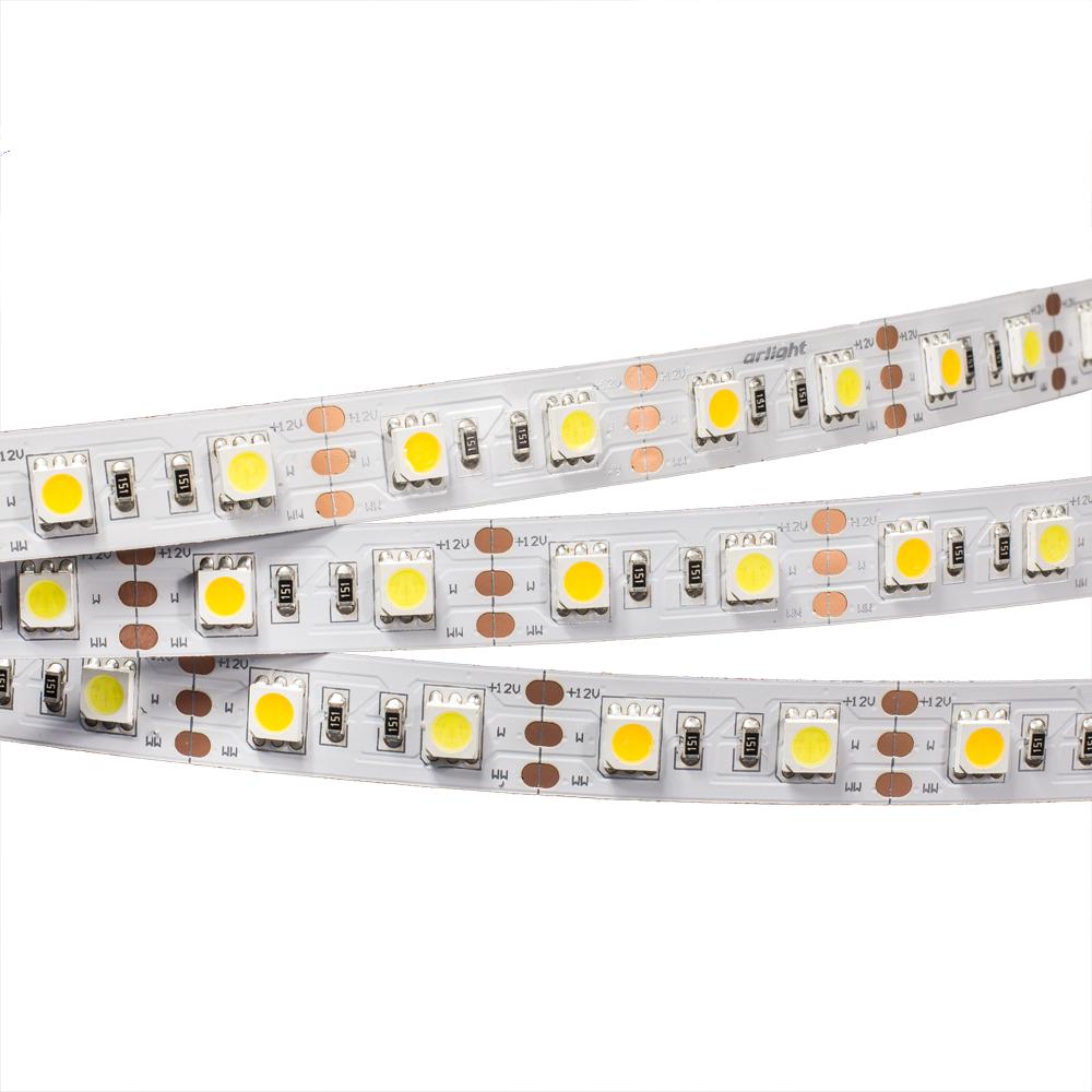 Arlight 011093 Лента RT 2-5000 12V White-MIX 2x (5060, 300 LED, LUX)