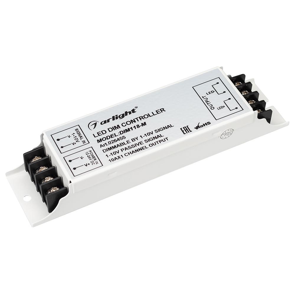 Arlight 026455 Диммер DIM118-M (12-24V, 10A, 1-10V) Arlight 026455 Диммер DIM118-M (12-24V, 10A, 1-10V)