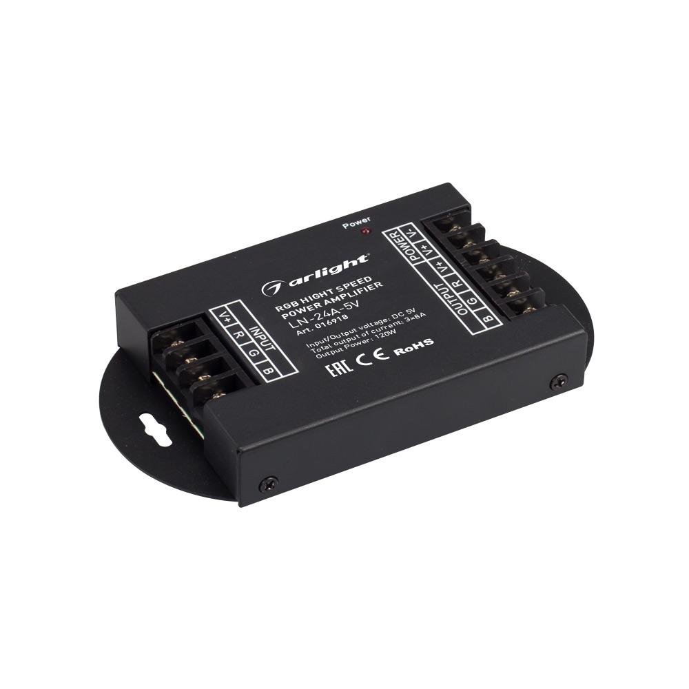 Arlight 016918 RGB-усилитель LN-24A-5V (5V, 120W) Arlight 016918 RGB-усилитель LN-24A-5V (5V, 120W)