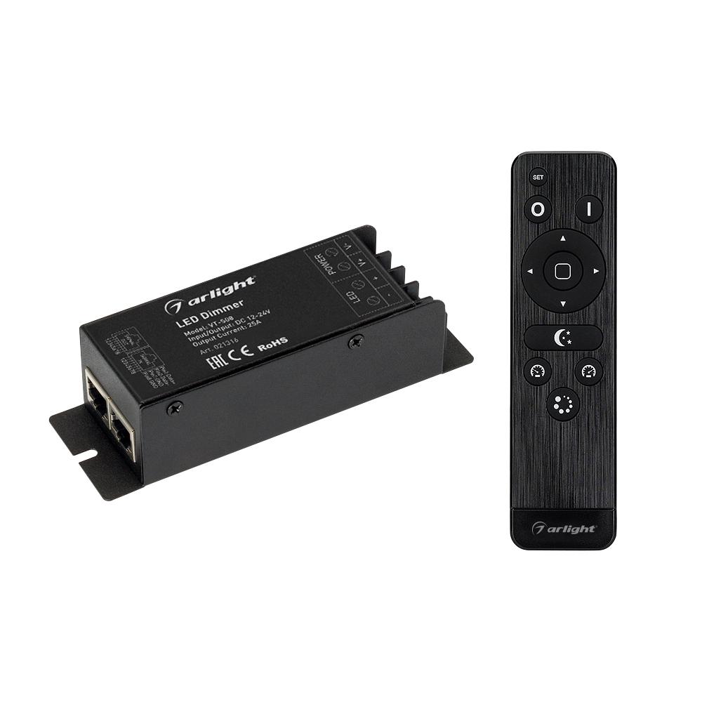 Arlight 021316 Диммер VT-S08-1x25A (12-24V, ПДУ Стик 12кн, RF) Arlight 021316 Диммер VT-S08-1x25A (12-24V, ПДУ Стик 12кн, RF)