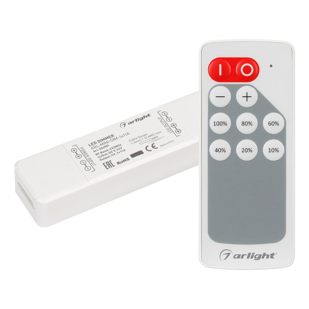 Arlight 024981 Диммер ARL-MINI-DIM-1x11A (5-24V, RF ПДУ 10кн) Arlight 024981 Диммер ARL-MINI-DIM-1x11A (5-24V, RF ПДУ 10кн)