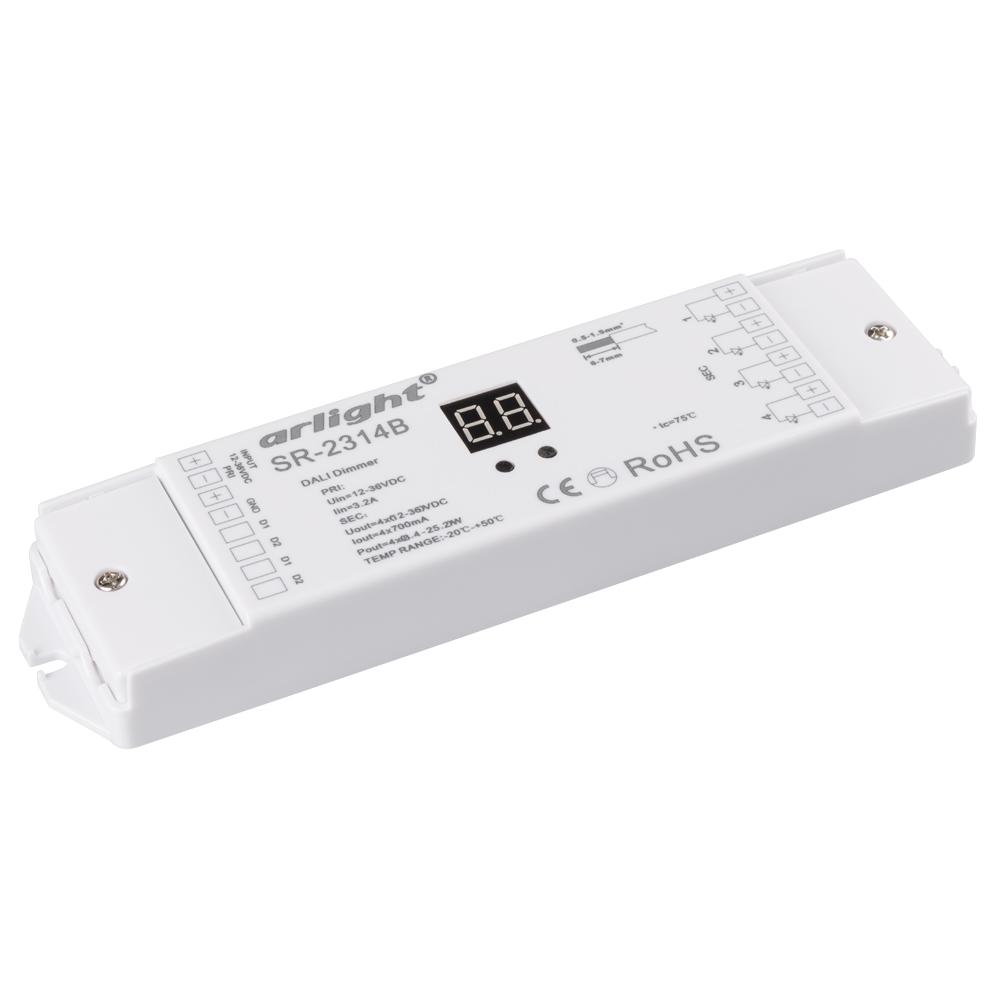 Arlight 014833 Диммер DALI SR-2314B (12-36V, 4x700mA, 1 адрес) Arlight 014833 Диммер DALI SR-2314B (12-36V, 4x700mA, 1 адрес)