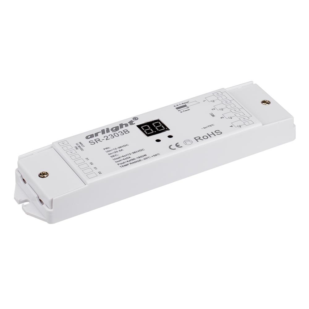Arlight 022541 Диммер DALI SR-2303B-PD (12-36V, 240-720W, 4 адреса) Arlight 022541 Диммер DALI SR-2303B-PD (12-36V, 240-720W, 4 адреса)