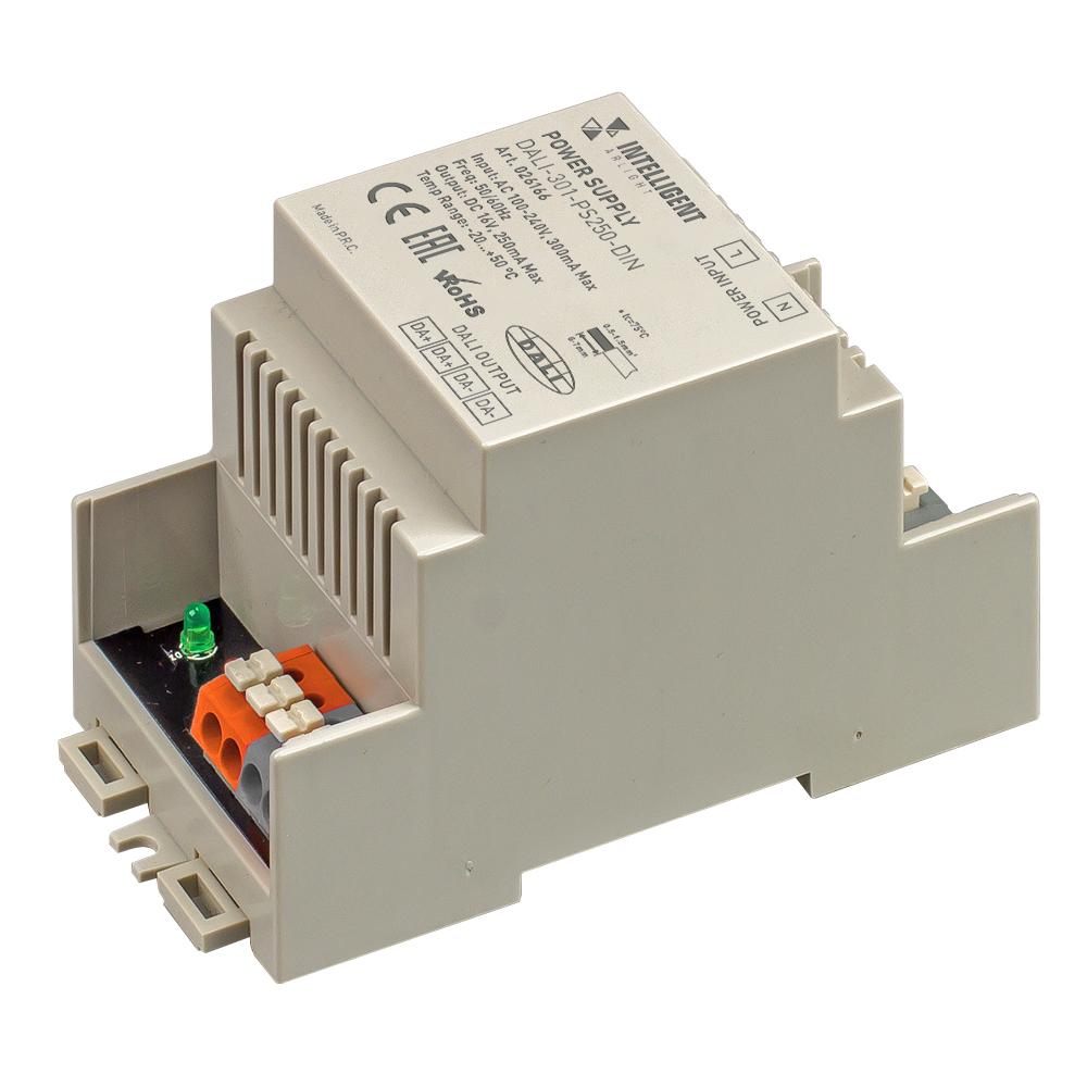 Arlight 026166 INTELLIGENT ARLIGHT Блок питания шины DALI-301-PS250-DIN (230V, 250mA) Arlight 026166 INTELLIGENT ARLIGHT Блок питания шины DALI-301-PS250-DIN (230V, 250mA)