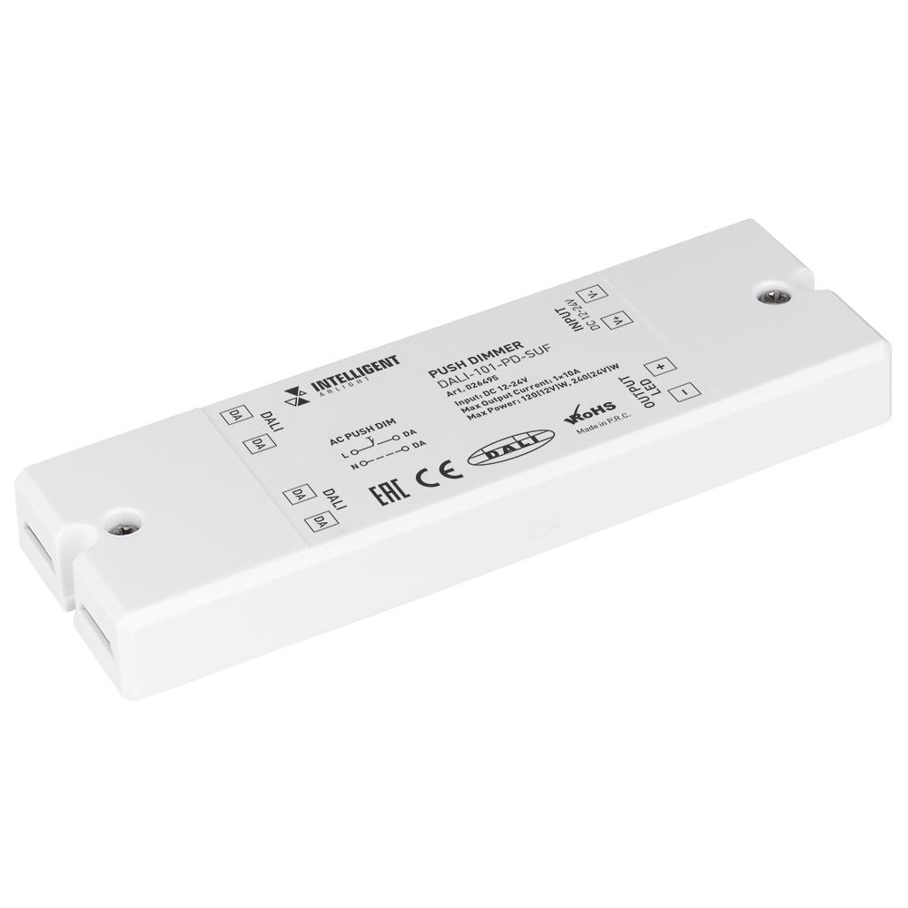 Arlight 026495 INTELLIGENT ARLIGHT Диммер DALI-101-PD-SUF (12-24V, 10A) Arlight 026495 INTELLIGENT ARLIGHT Диммер DALI-101-PD-SUF (12-24V, 10A)