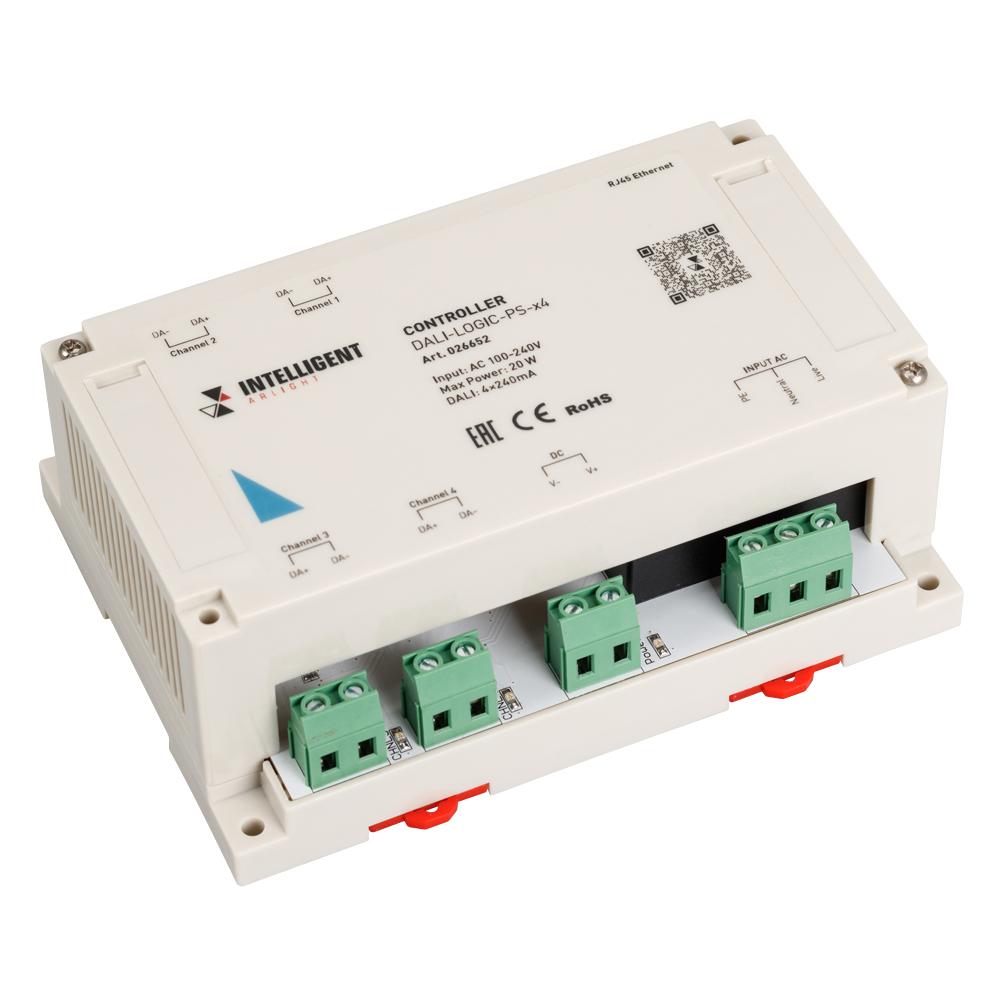 Arlight 026652 INTELLIGENT ARLIGHT Контроллер DALI-LOGIC-PS-x4 (230B, Ethernet) Arlight 026652 INTELLIGENT ARLIGHT Контроллер DALI-LOGIC-PS-x4 (230B, Ethernet)