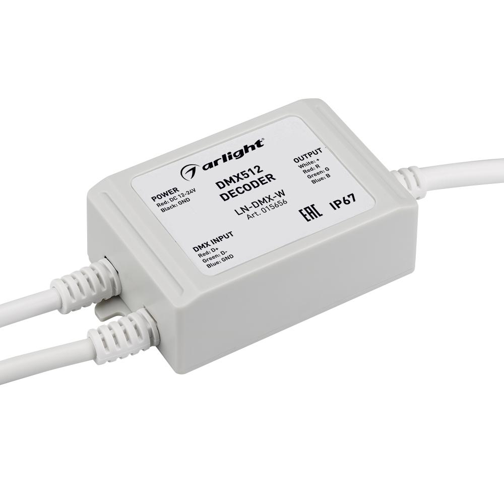 Arlight 015656 Декодер LN-DMX-W (12-24V, 144-288W) Arlight 015656 Декодер LN-DMX-W (12-24V, 144-288W)