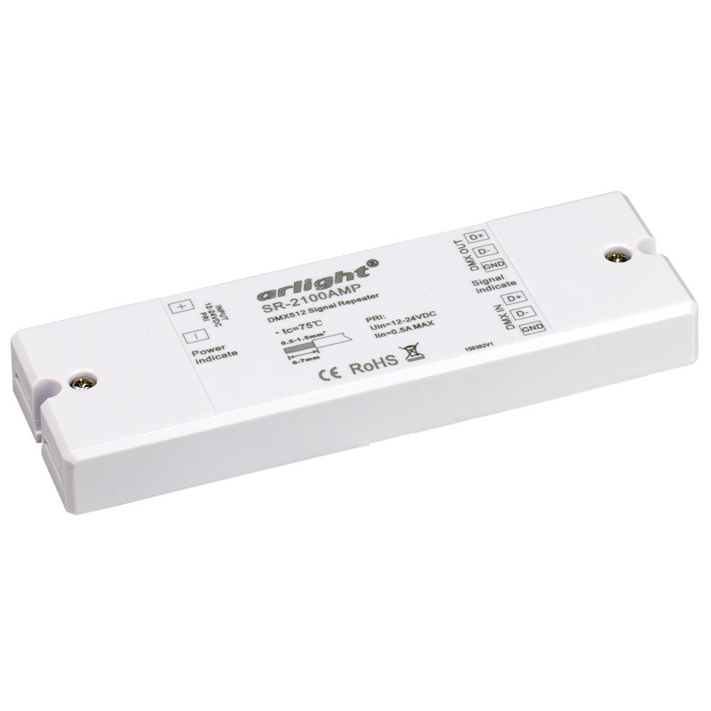 Arlight 019460 Усилитель DMX-сигнала SR-2100AMP (12-24V, 1CH) Arlight 019460 Усилитель DMX-сигнала SR-2100AMP (12-24V, 1CH)