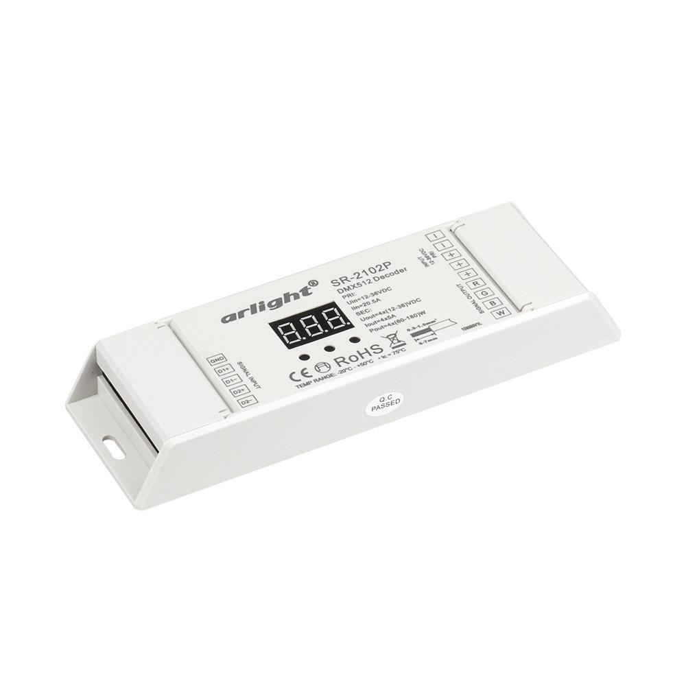 Arlight 019465 Декодер DMX SR-2102P (12-36V, 240-720W, 4CH) Arlight 019465 Декодер DMX SR-2102P (12-36V, 240-720W, 4CH)