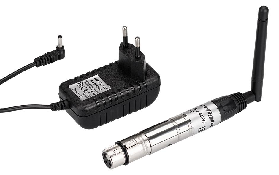 Arlight 022933 Усилитель CT-DMX-2.4G-V2 (5V, RF, XLR Female)