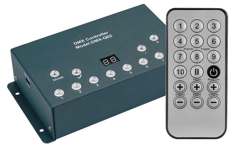 Arlight 023739 Контроллер DMX-Q02A (USB, 512 каналов, ПДУ 18кн) Arlight 023739 Контроллер DMX-Q02A (USB, 512 каналов, ПДУ 18кн)