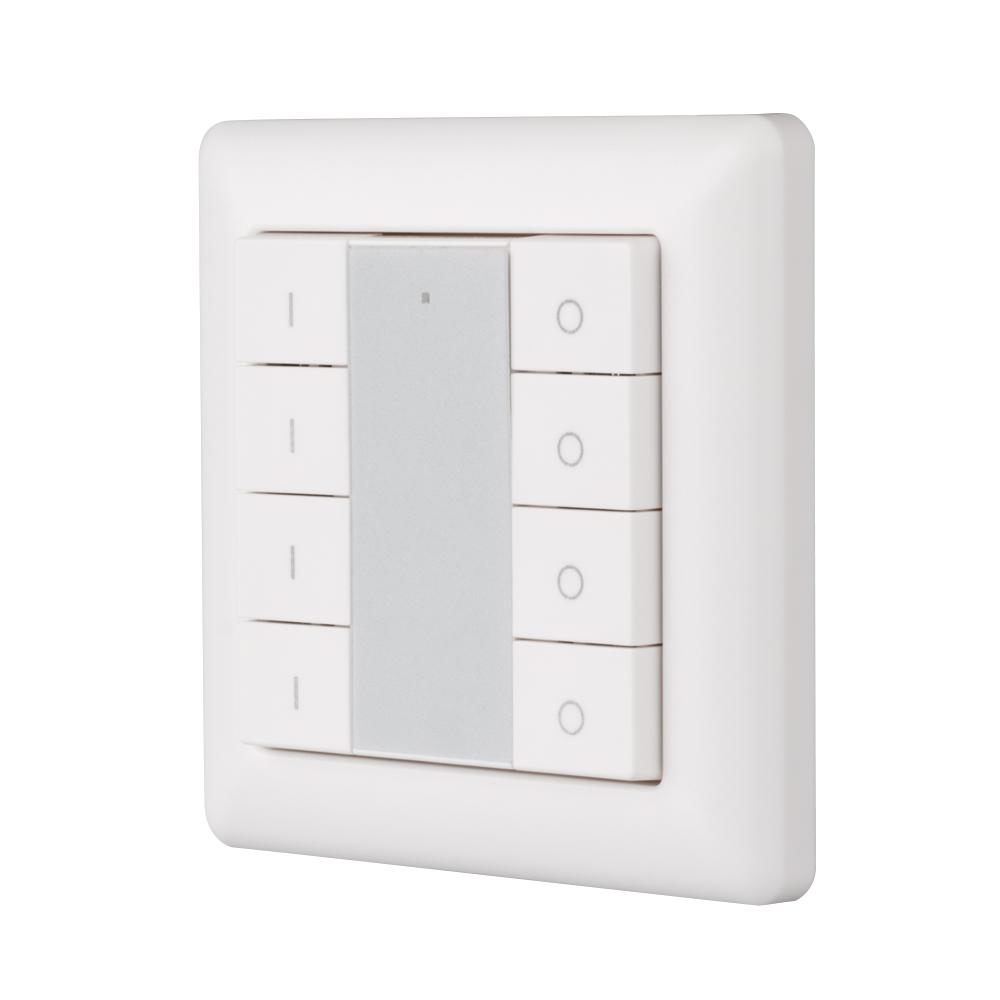 Arlight 021370 Панель Knob SR-KN9550K8-UP White (KNX, DIM)