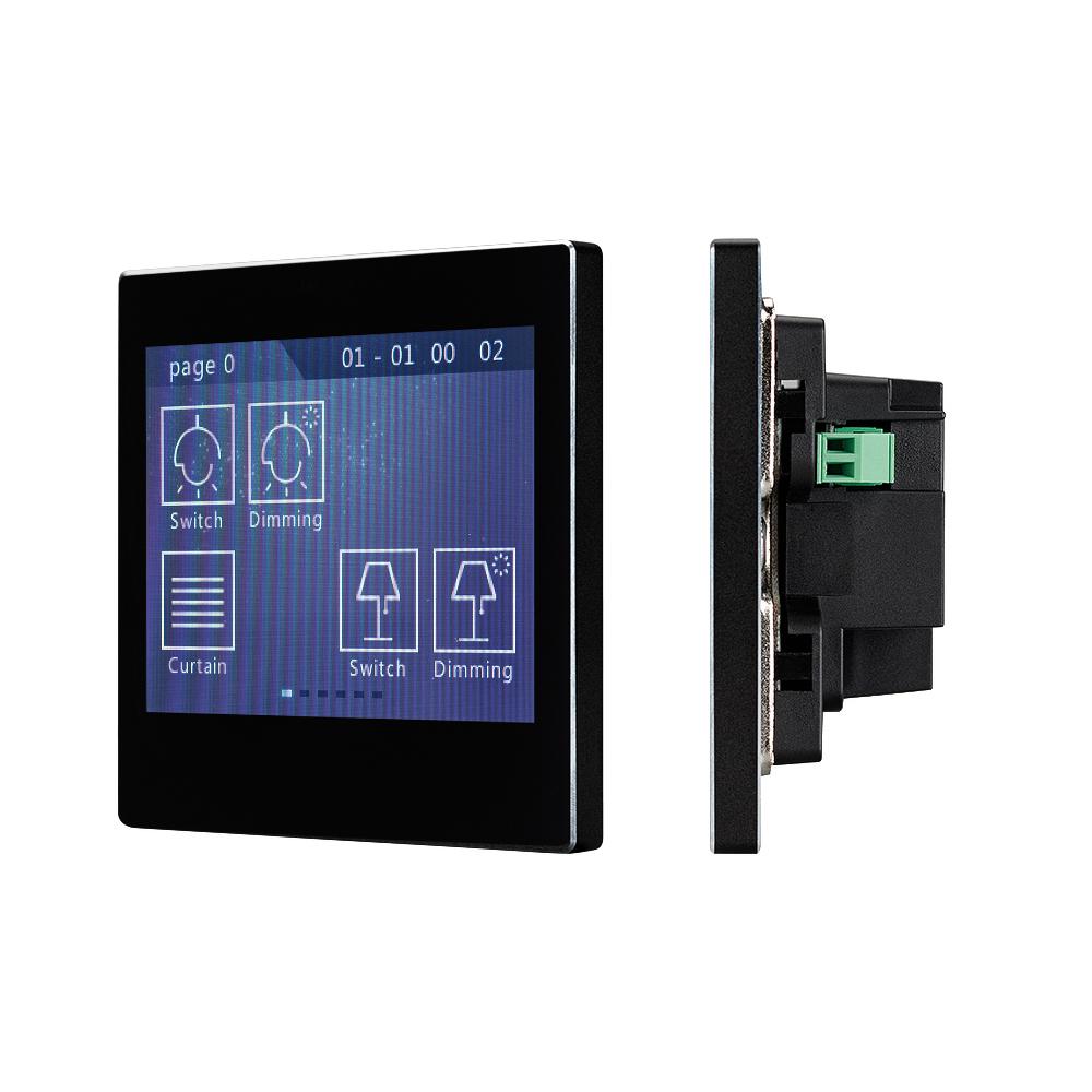 Arlight 023037 Панель Sens SR-KN3521-IN Black (KNX, MULTI)