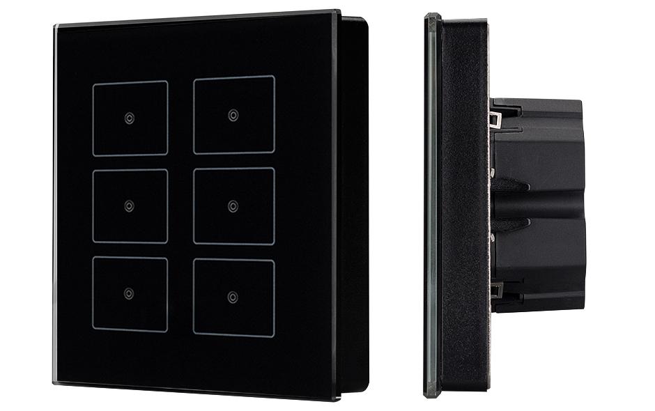 Arlight 023038 Панель Sens SR-KN0611-IN Black (KNX, DIM) Arlight 023038 Панель Sens SR-KN0611-IN Black (KNX, DIM)
