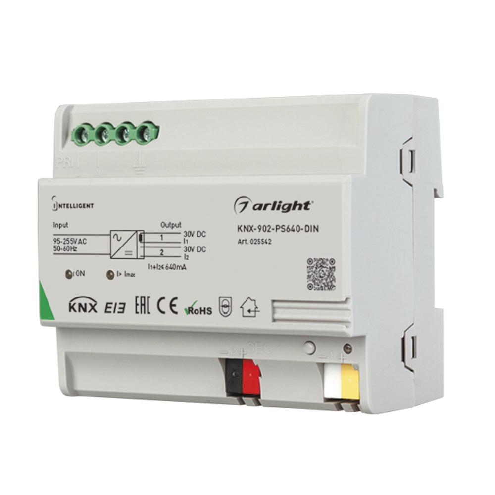 Arlight 025542 INTELLIGENT ARLIGHT Блок питания шины KNX-902-PS640-DIN (230V, 640mA) Arlight 025542 INTELLIGENT ARLIGHT Блок питания шины KNX-902-PS640-DIN (230V, 640mA)