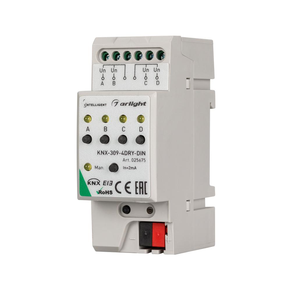 Arlight 025675 INTELLIGENT ARLIGHT Конвертер KNX-309-4DRY-DIN (BUS) Arlight 025675 INTELLIGENT ARLIGHT Конвертер KNX-309-4DRY-DIN (BUS)