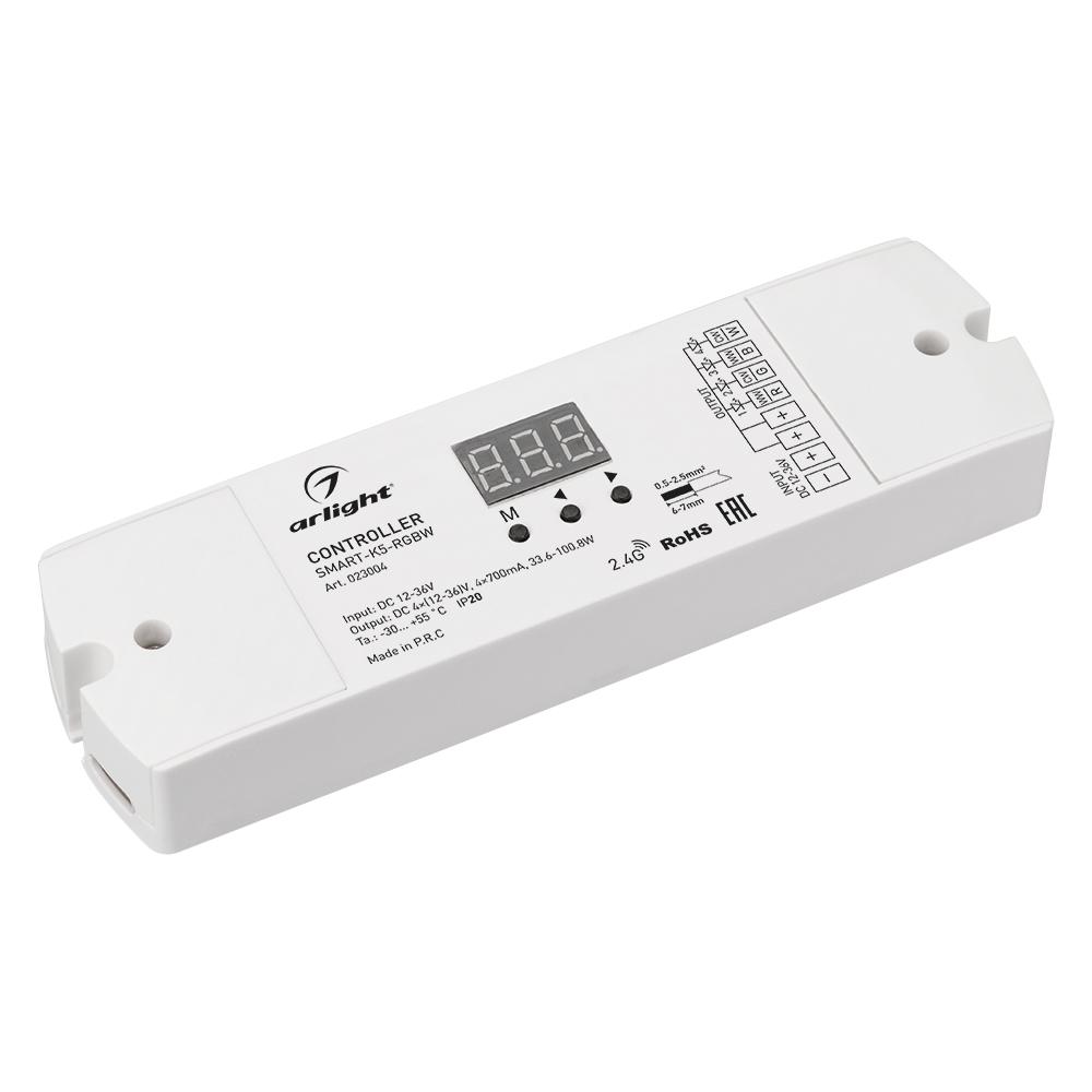 Arlight 023004 Контроллер тока SMART-K5-RGBW (12-36V, 4x700mA) Arlight 023004 Контроллер тока SMART-K5-RGBW (12-36V, 4x700mA)