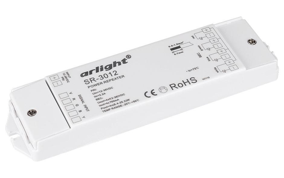 Arlight 014621 RGB-усилитель SR-3012 (12-36V, 4x700mA) Arlight 014621 RGB-усилитель SR-3012 (12-36V, 4x700mA)