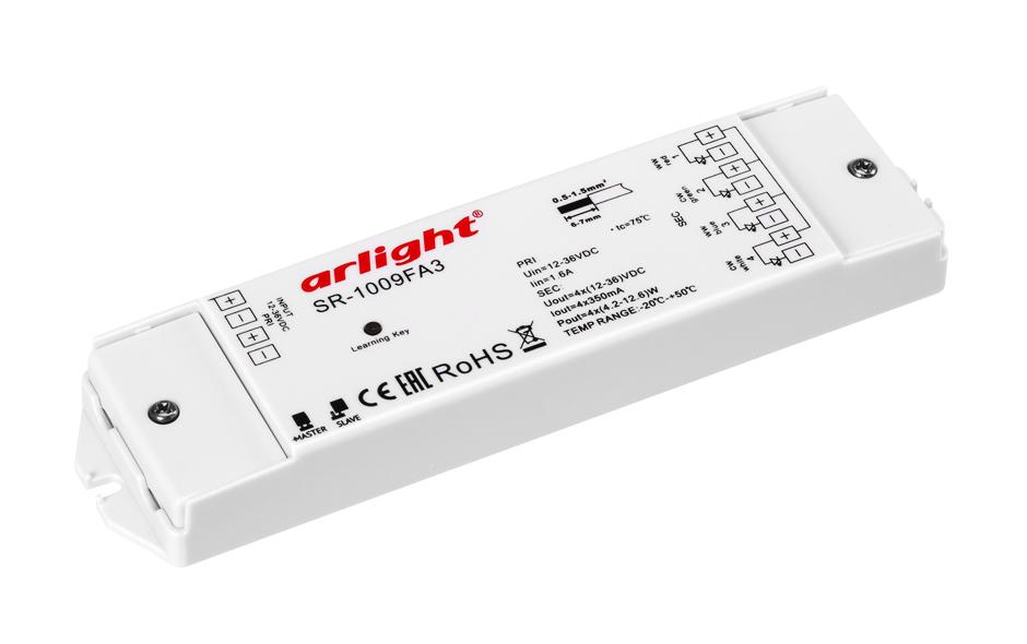 Arlight 014745 Контроллер тока SR-1009FA3 (12-36V, 4x350mA) Arlight 014745 Контроллер тока SR-1009FA3 (12-36V, 4x350mA)