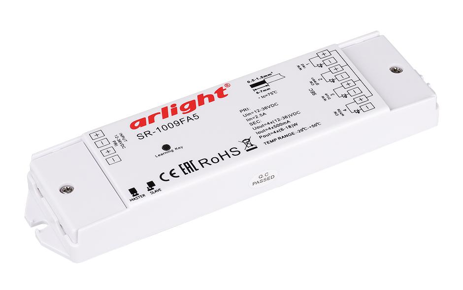 Arlight 020329 Контроллер тока SR-1009FA5 (12-36V, 4x500mA) Arlight 020329 Контроллер тока SR-1009FA5 (12-36V, 4x500mA)