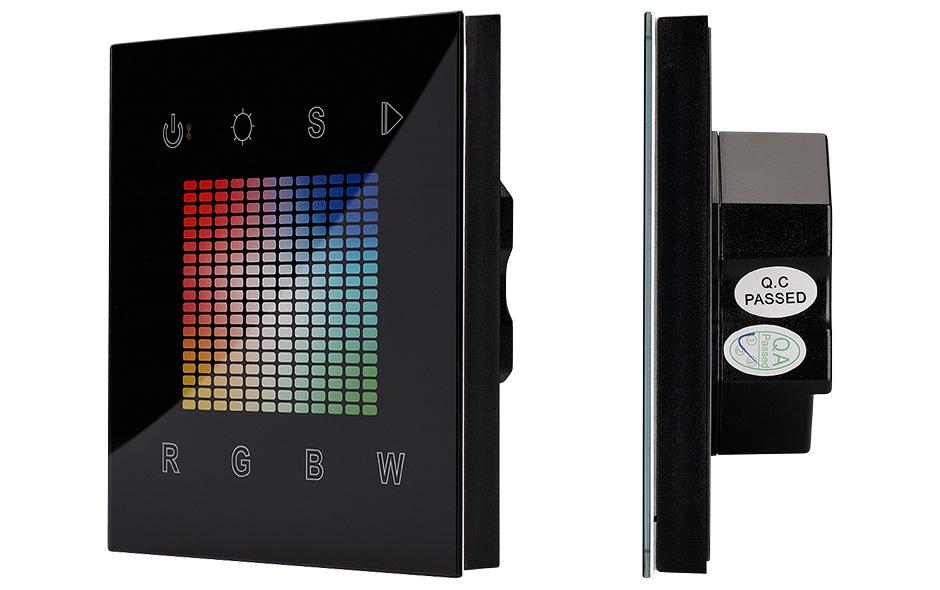 Arlight 021036 Панель Sens SR-2831S-AC-RF-IN Black (220V,RGBW,1зона) Arlight 021036 Панель Sens SR-2831S-AC-RF-IN Black (220V,RGBW,1зона)