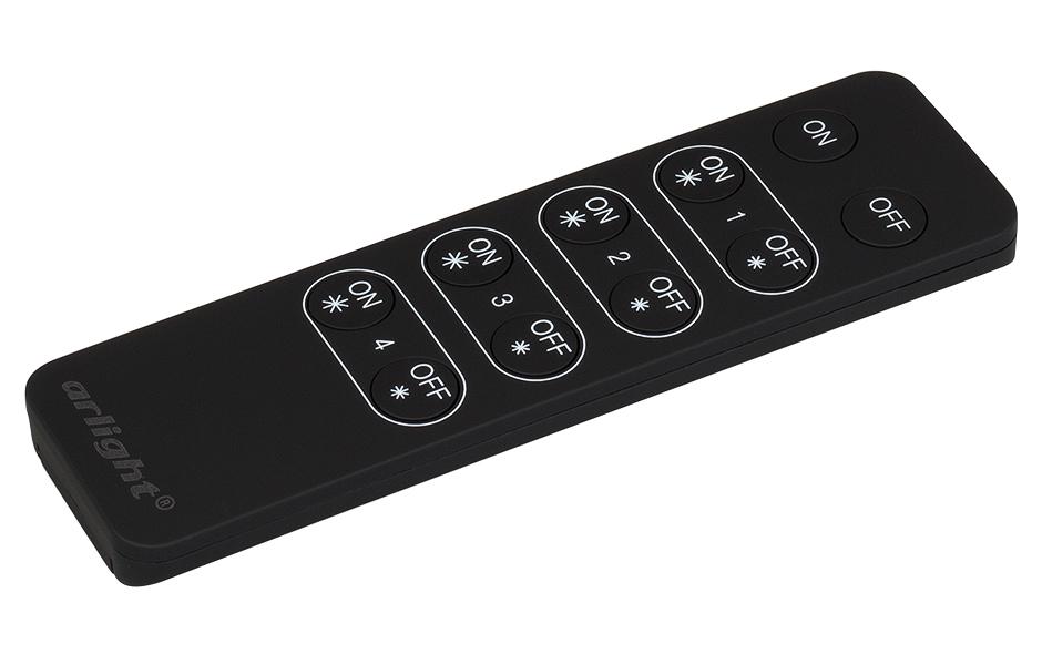 Arlight 021057 Пульт SR-2833K4 Black (диммер 4 зоны) Arlight 021057 Пульт SR-2833K4 Black (диммер 4 зоны)
