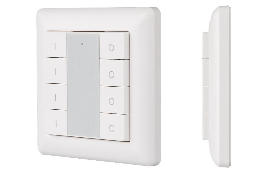 Arlight 021460 Панель Knob SR-2853K8-RF-UP White (3V, DIM, 4 зоны) Arlight 021460 Панель Knob SR-2853K8-RF-UP White (3V, DIM, 4 зоны)