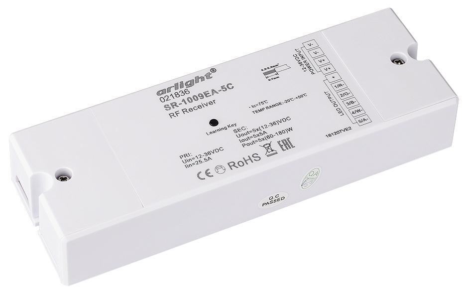 Arlight 021836 Контроллер SR-1009EA-5CH (12-36V, 300-900W) Arlight 021836 Контроллер SR-1009EA-5CH (12-36V, 300-900W)