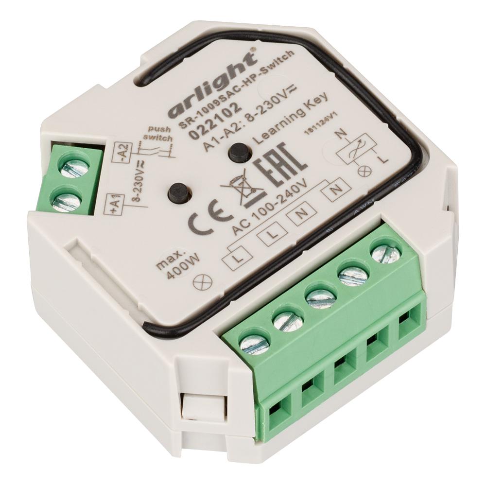 Arlight 022102 Контроллер-выключатель SR-1009SAC-HP-Switch (220V, 400W)