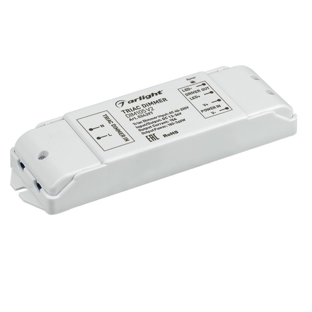 Arlight 024397 Диммер DIM105-2 (12-24V, 15A, TRIAC 220V) Arlight 024397 Диммер DIM105-2 (12-24V, 15A, TRIAC 220V)