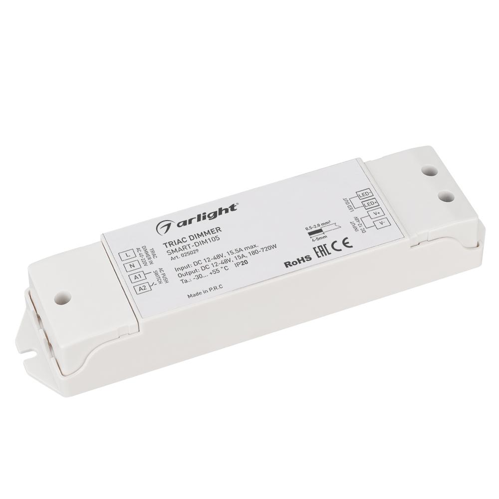 Arlight 025029 Диммер SMART-DIM105 (12-48V, 15A, TRIAC) Arlight 025029 Диммер SMART-DIM105 (12-48V, 15A, TRIAC)